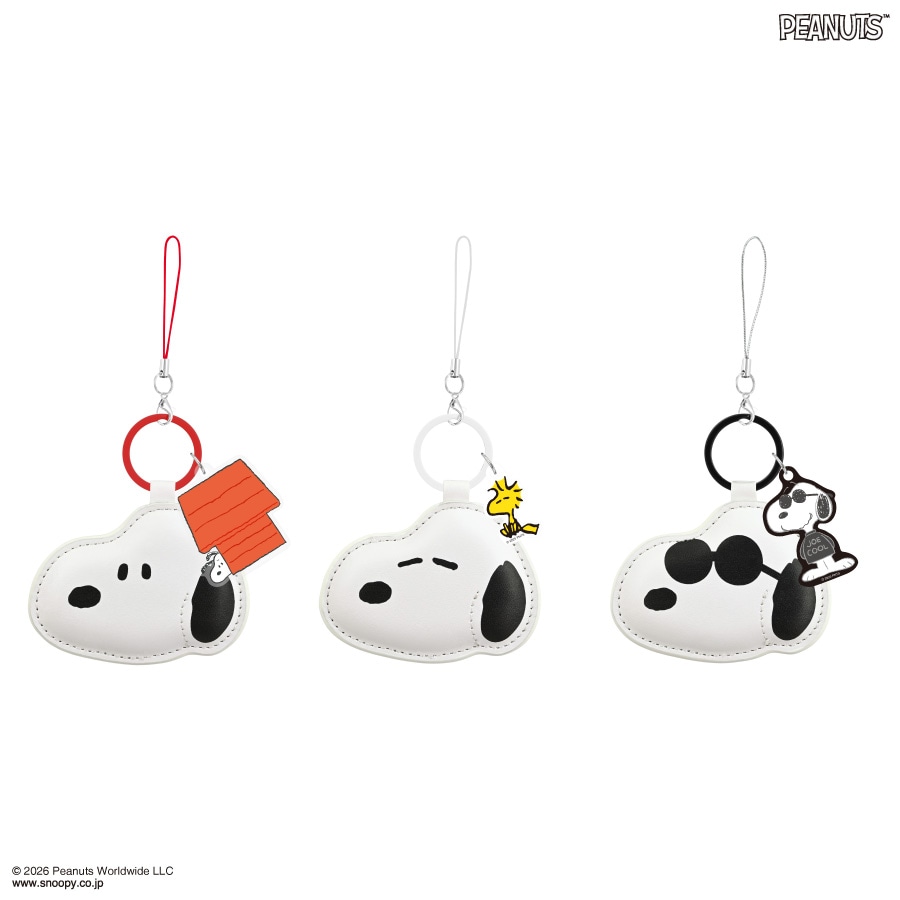 ピーナッツ スヌーピー モバイル PU レザーストラップ