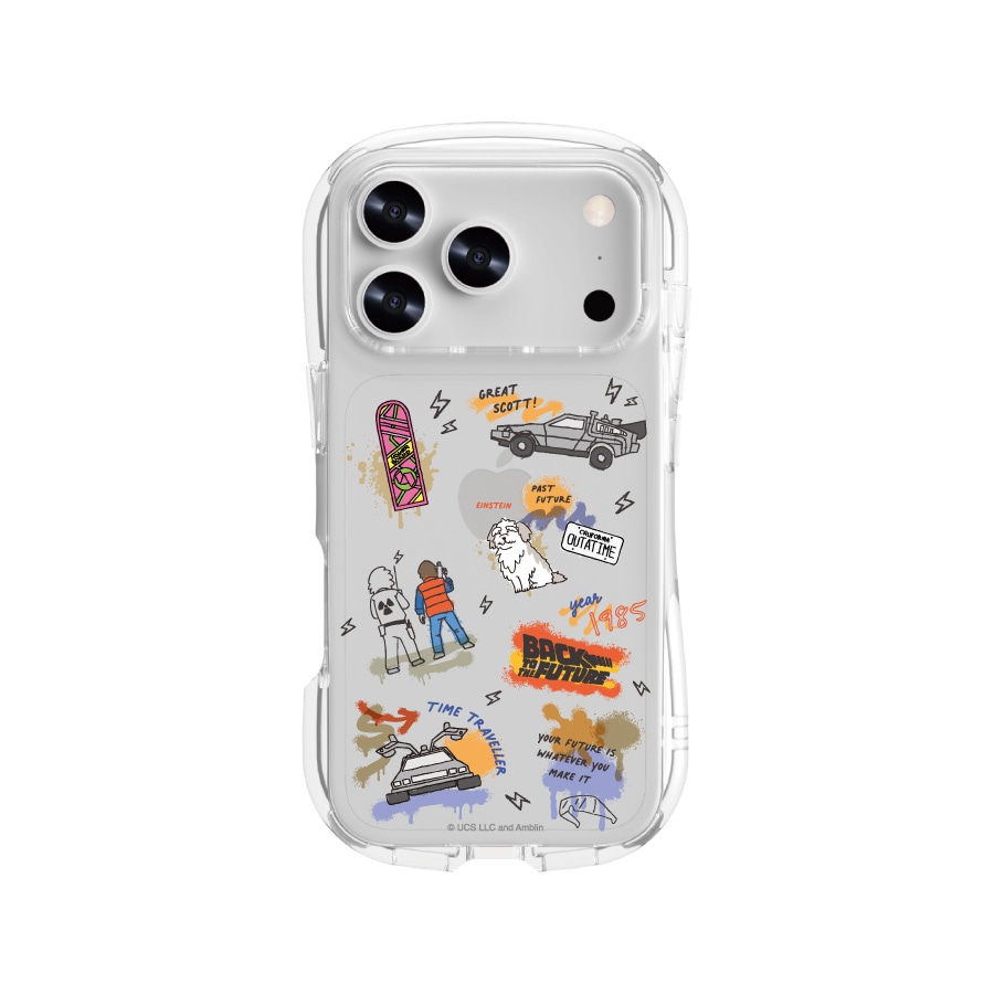 BACK TO THE FUTURE iPhone17 Pro 対応 クリスタルクリアケース