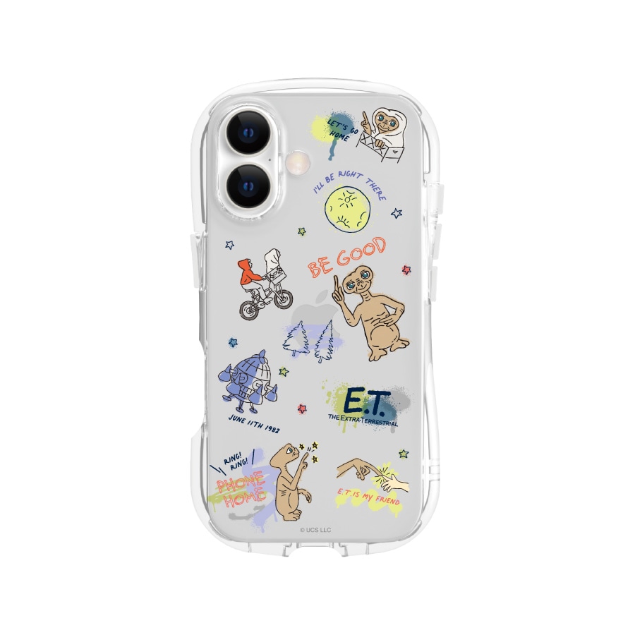 E.T. iPhone17 対応 クリスタルクリアケース