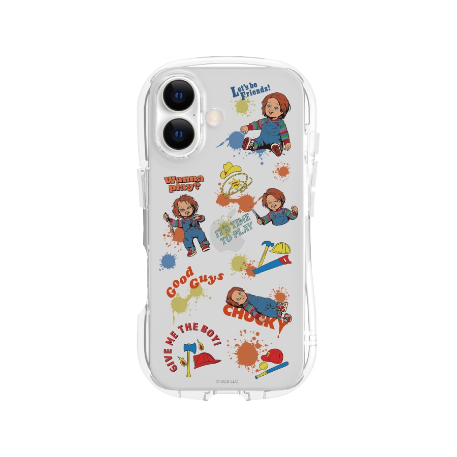 CHUCKY iPhone17 対応 クリスタルクリアケース