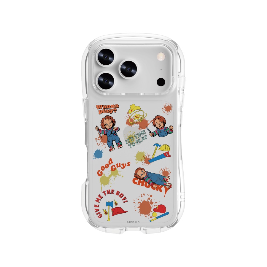 CHUCKY iPhone17 Pro 対応 クリスタルクリアケース