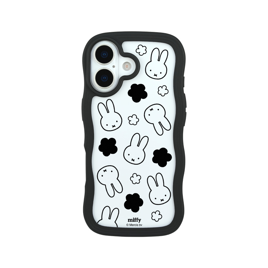 ミッフィー iPhone17 対応 うねうねフレームケース