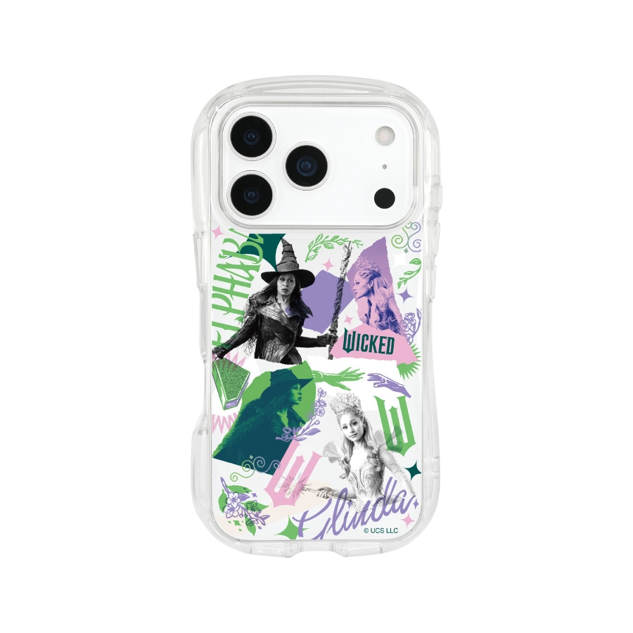 WICKED iPhone17 Pro 対応 クリスタルクリアケース