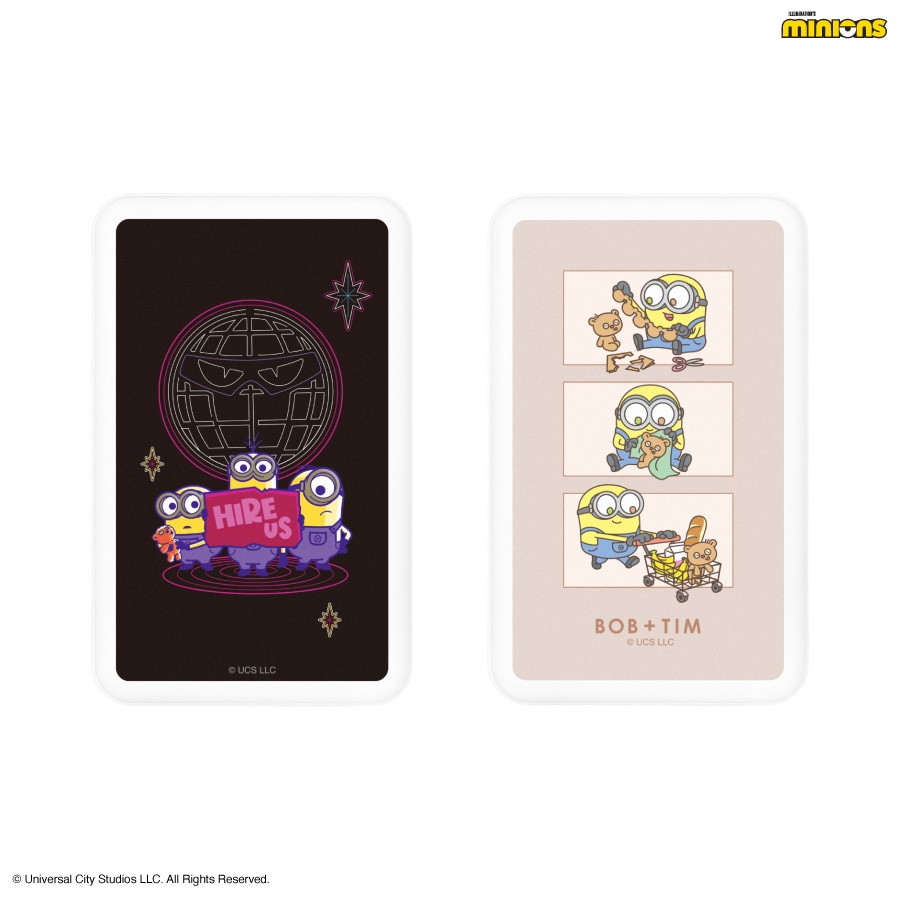 『怪盗グルー／ミニオンズ』シリーズ MagSafe 対応 ワイヤレスリチウム充電器 5000mAh