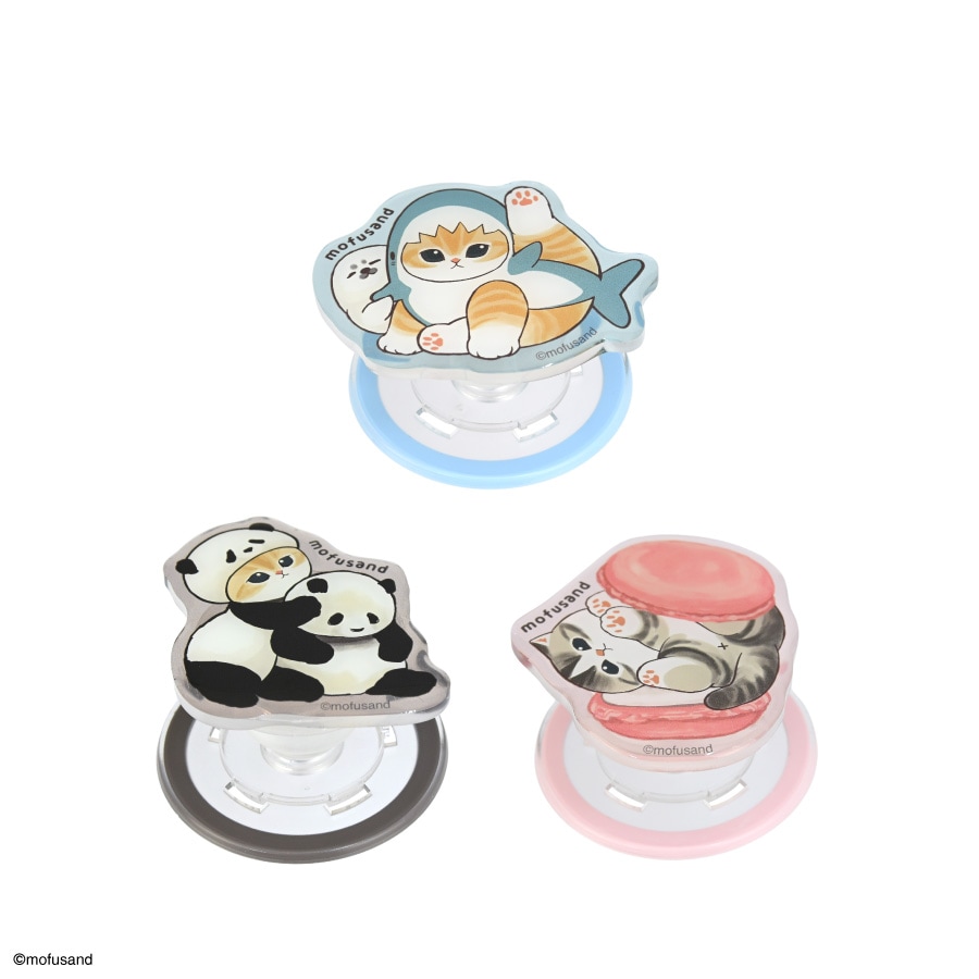 5月中旬発売予定　mofusand MagSafe 対応 ダイカット クリア POCOPOCO