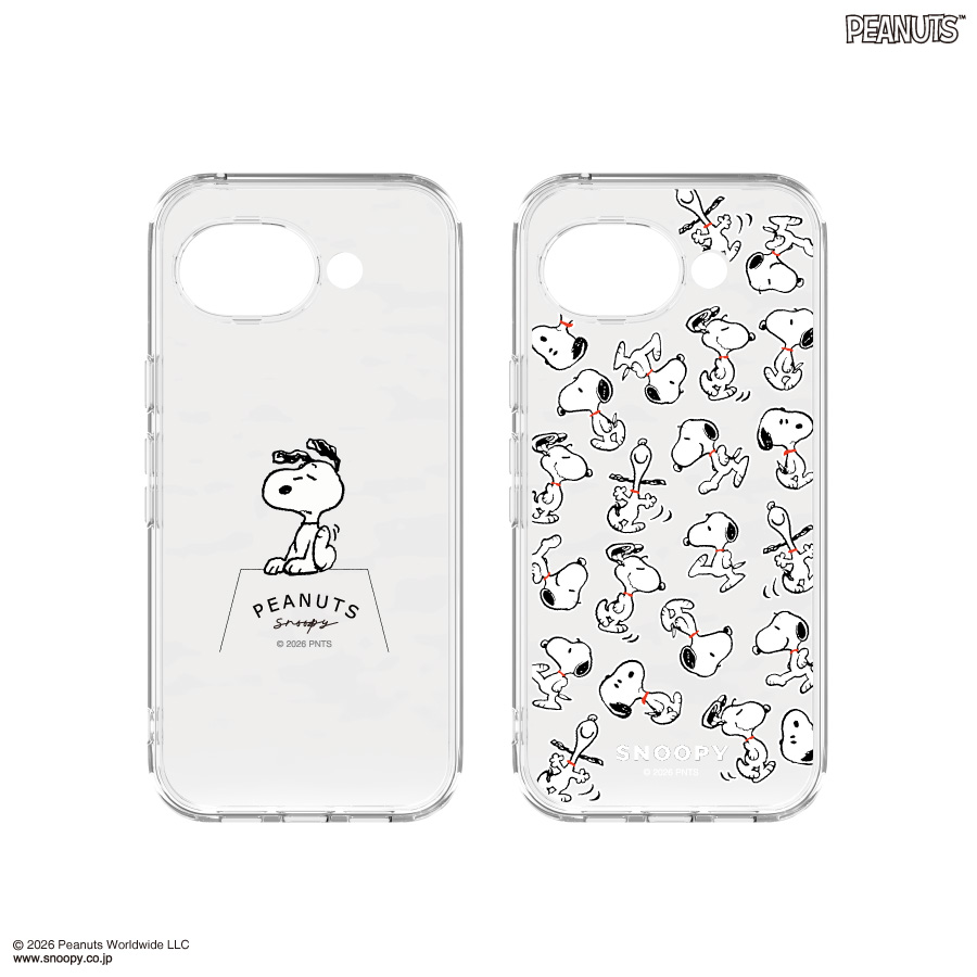 ピーナッツ スヌーピー Google Pixel 10a 対応 クリアケース