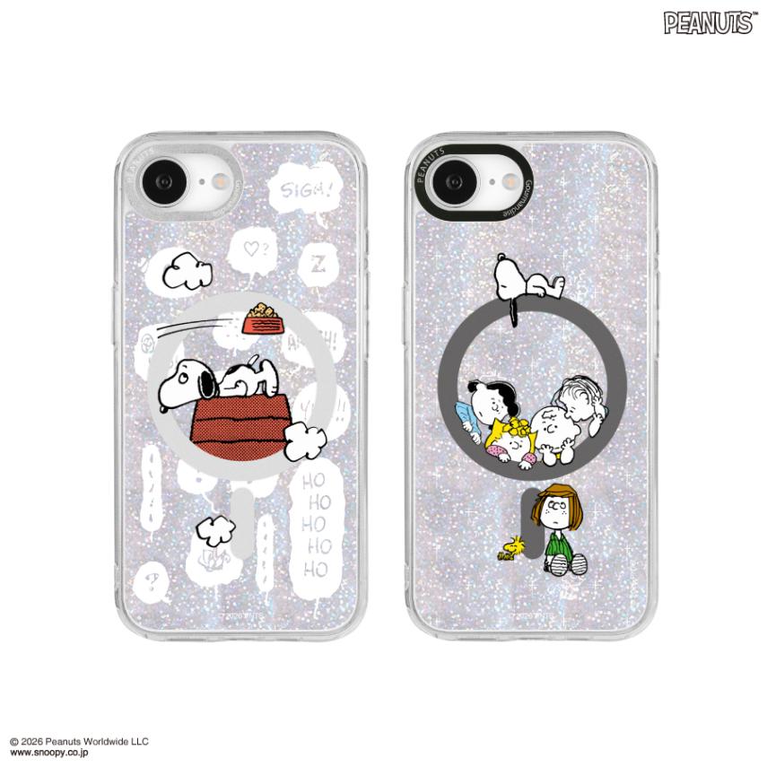 ピーナッツ スヌーピー Camera Frame iPhone17e / 16e 対応 MagSafe 対応 ケース