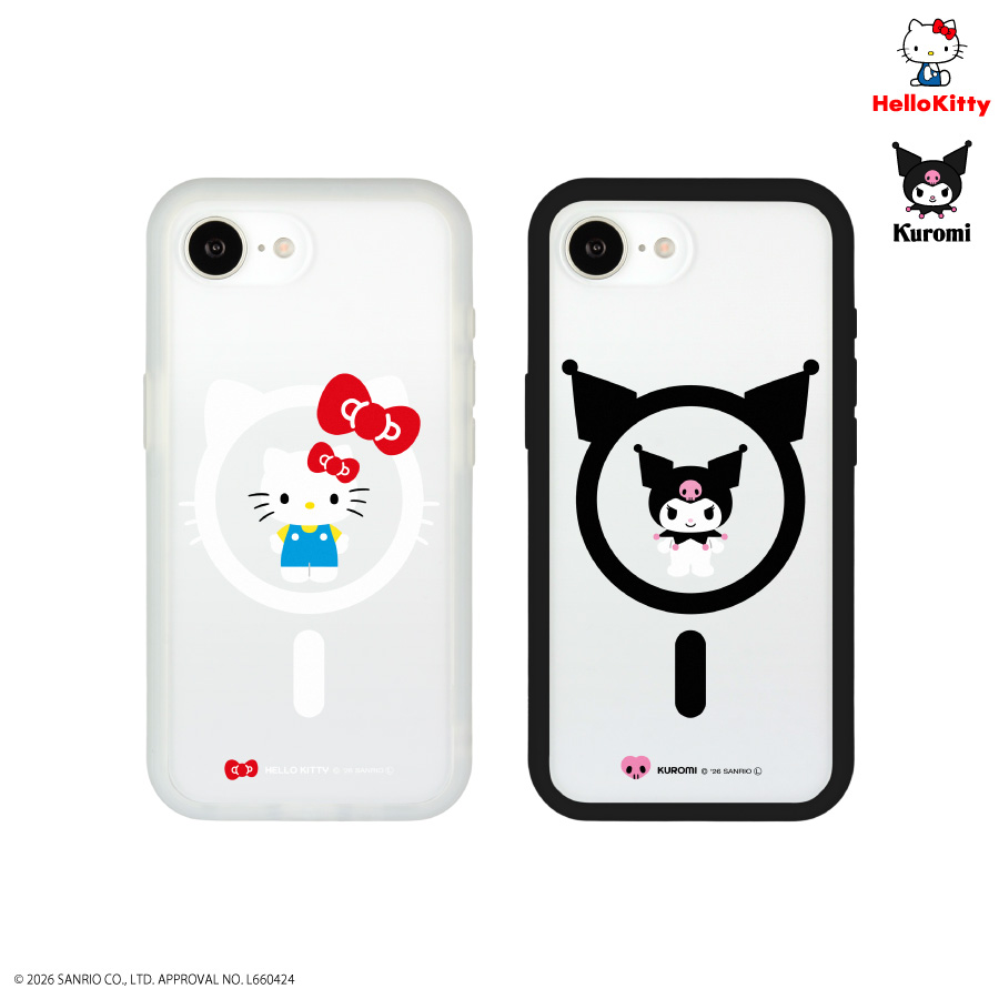 サンリオキャラクターズ IIIIfit プランプフレーム iPhone17e / 16e MagSafe 対応 ケース