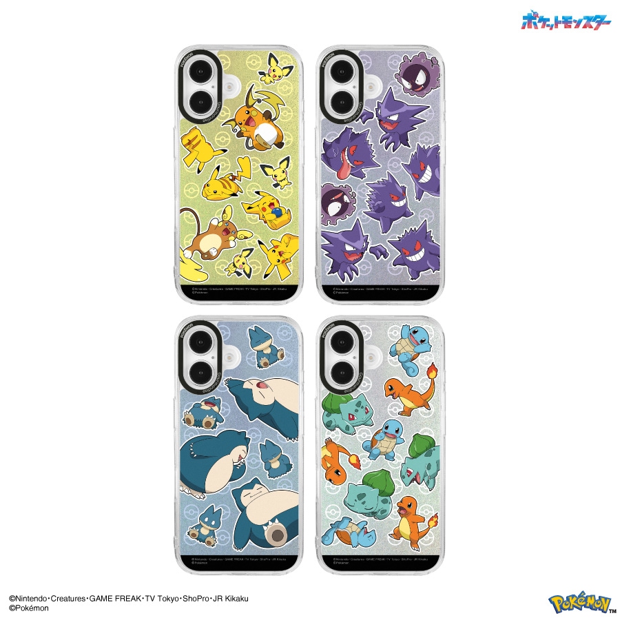 4月下旬/5月下旬発売予定　ポケットモンスター Camera Frame iPhone 16 対応 ケース