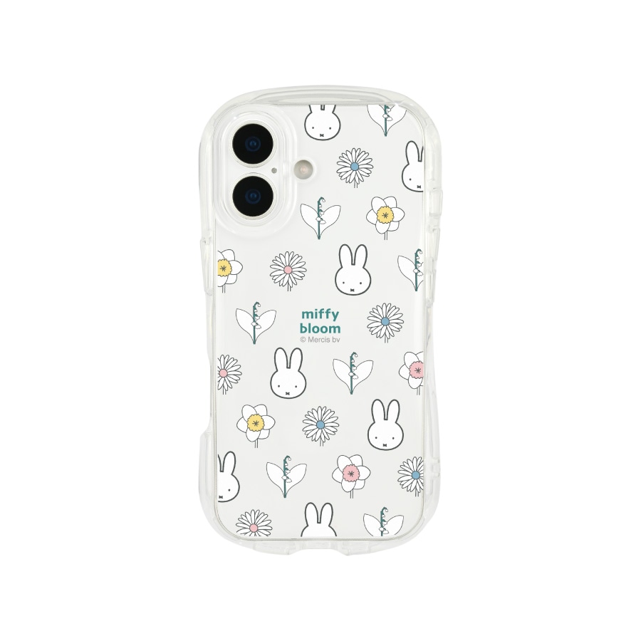 ミッフィー miffy bloom iPhone17 対応 クリスタルクリアケース