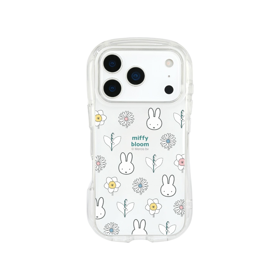 ミッフィー miffy bloom iPhone17 Pro 対応 クリスタルクリアケース