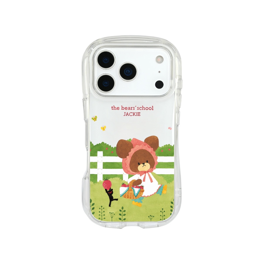 くまのがっこう iPhone17 Pro 対応 クリスタルクリアケース