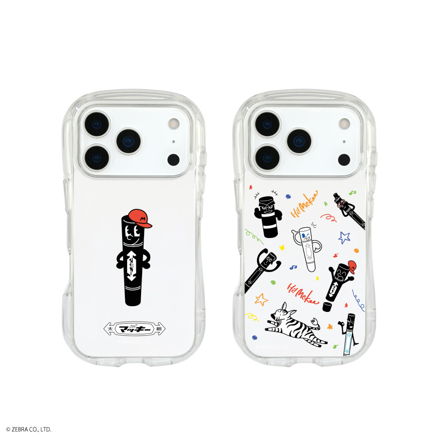 Hi! Mckee iPhone17 Pro 対応 クリスタルクリアケース