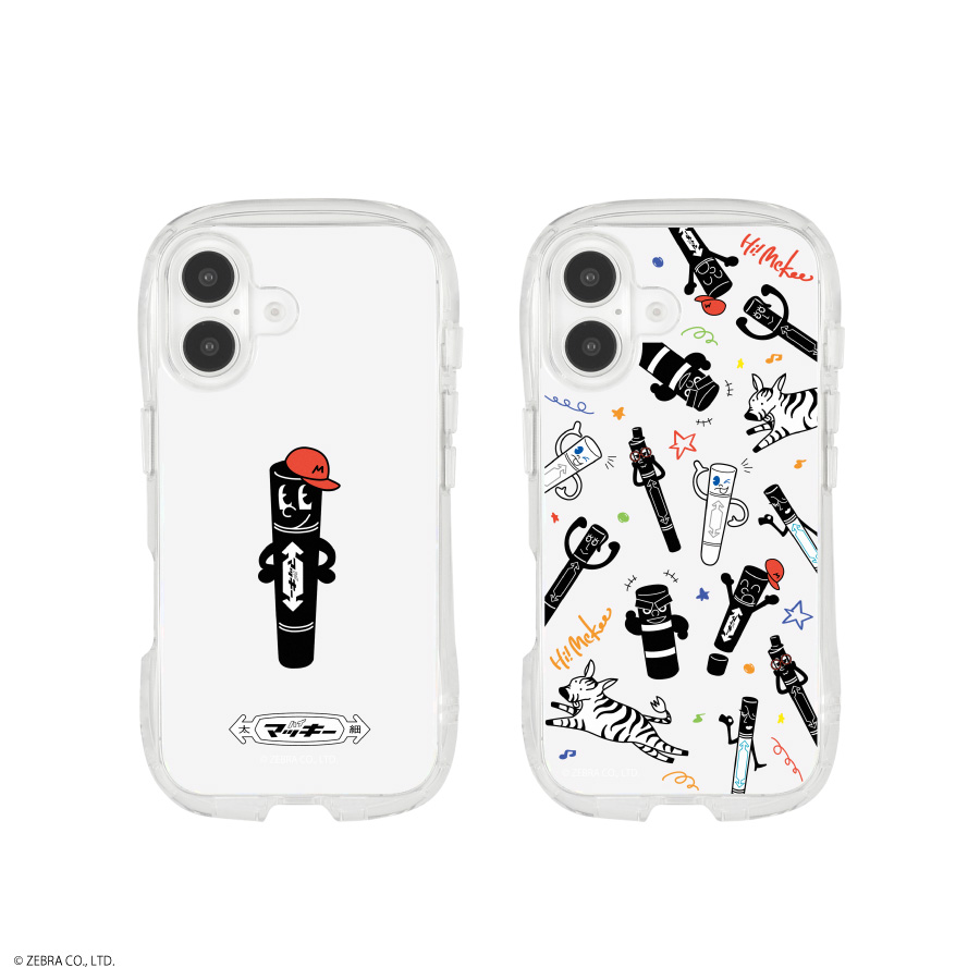 Hi! Mckee iPhone16 対応 クリスタルクリアケース