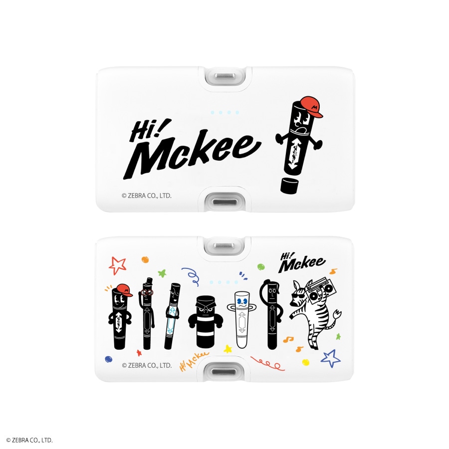 Hi! Mckee Lightning / Type-C コネクタ付き リチウムイオン充電器 4000mAh