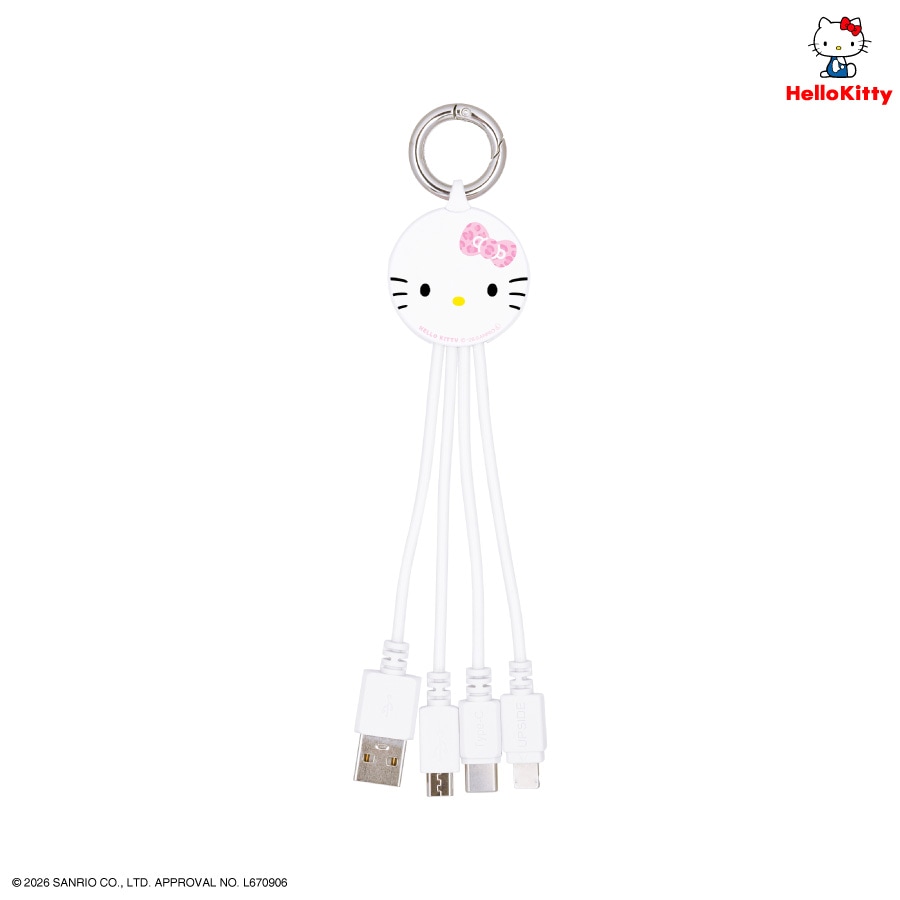 サンリオキャラクターズ マルチ充電ケーブル