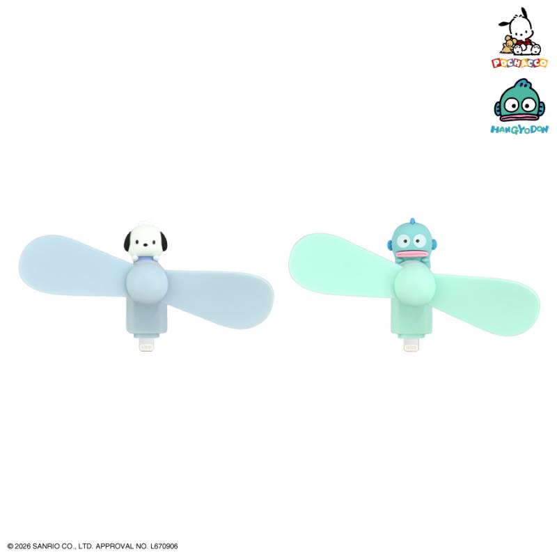 サンリオキャラクターズ コネクタ付き ミニクールファン （Lightning