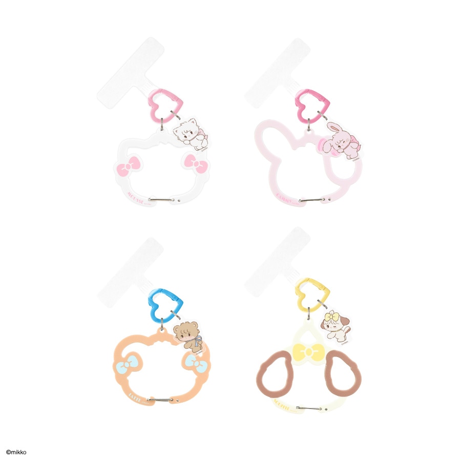 6月下旬発売予定　Lil ala mode マルチリングプラス カラビナ付き