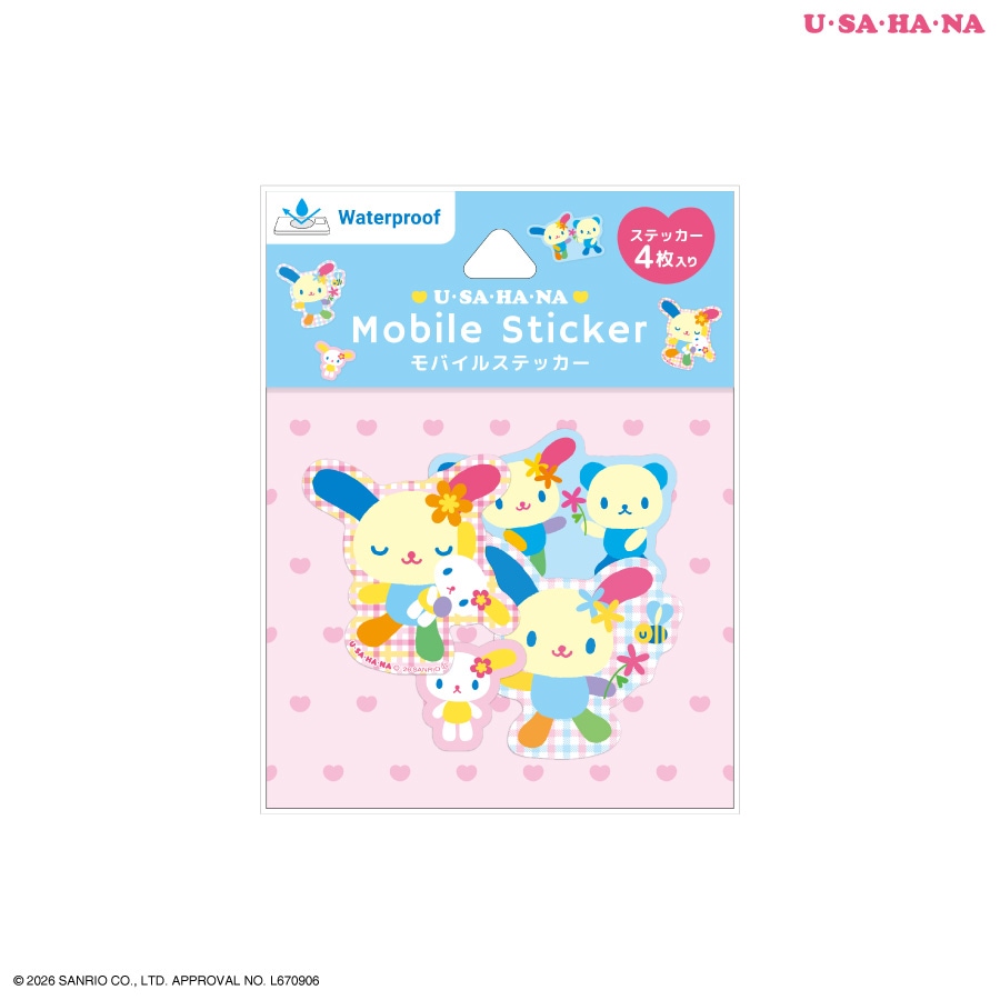 サンリオキャラクターズ モバイルステッカー
