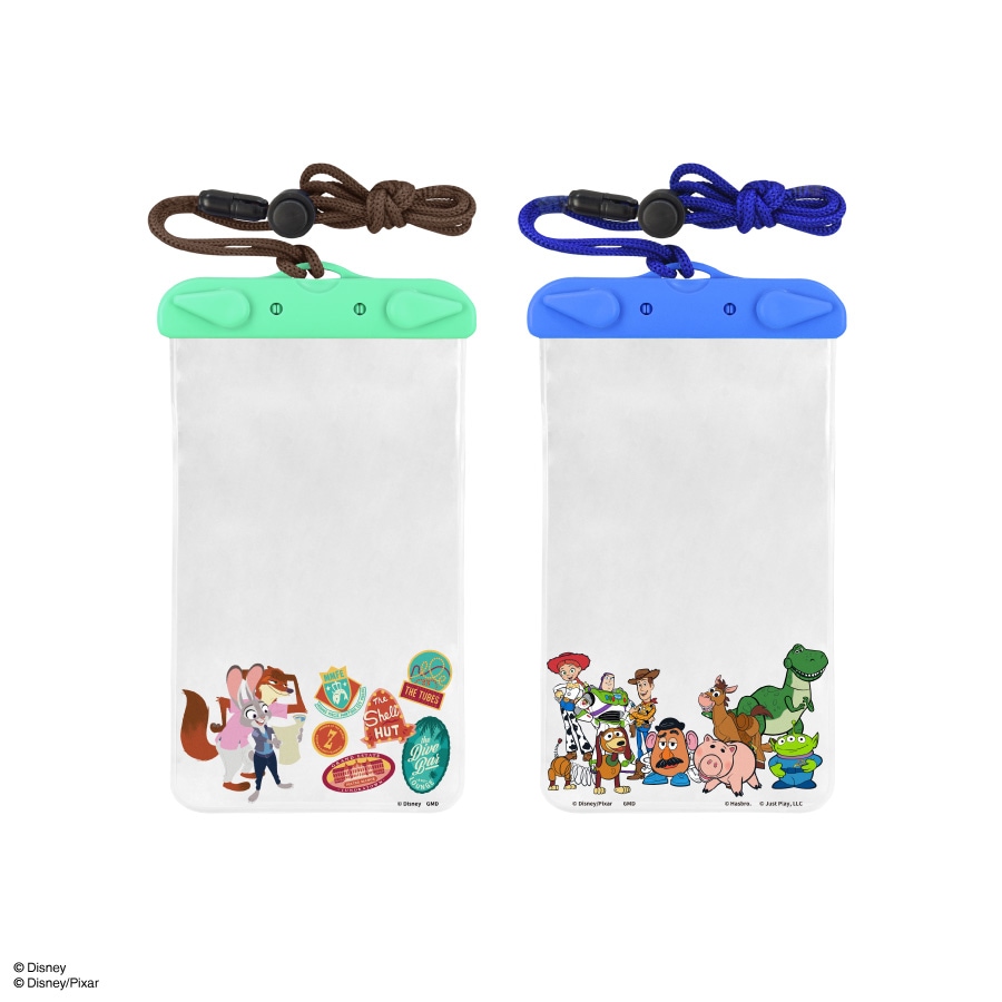 ディズニーキャラクター、ピクサーキャラクター ／ 防滴ポーチ