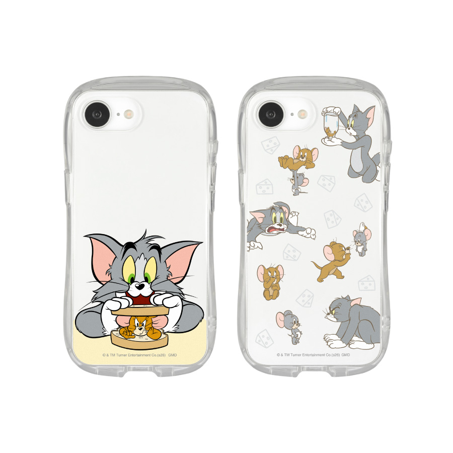 トムとジェリー iPhone17e / 16e 対応 クリスタルクリアケース