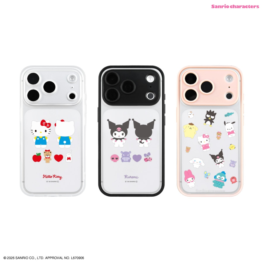 9月下旬発売予定　サンリオキャラクターズ IIIIfit プランプフレーム iPhone18 Pro / 17 Pro 対応 ケース