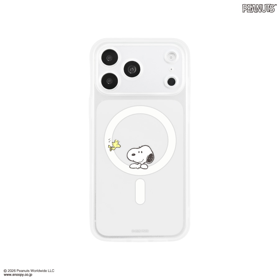 9月下旬発売予定　ピーナッツ スヌーピー IIIIfit プランプフレーム iPhone18 Pro Max / 17 Pro Max MagSafe 対応 ケース