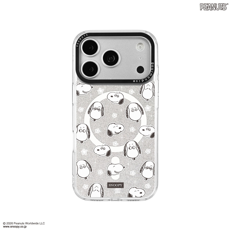 9月下旬発売予定　ピーナッツ スヌーピー Camera Frame iPhone18 Pro / 17 Pro MagSafe 対応 ケース