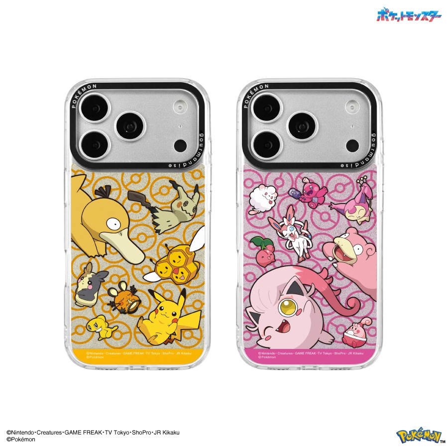 9月下旬発売予定　ポケットモンスター Camera Frame iPhone18 Pro / 17 Pro 対応 ケース