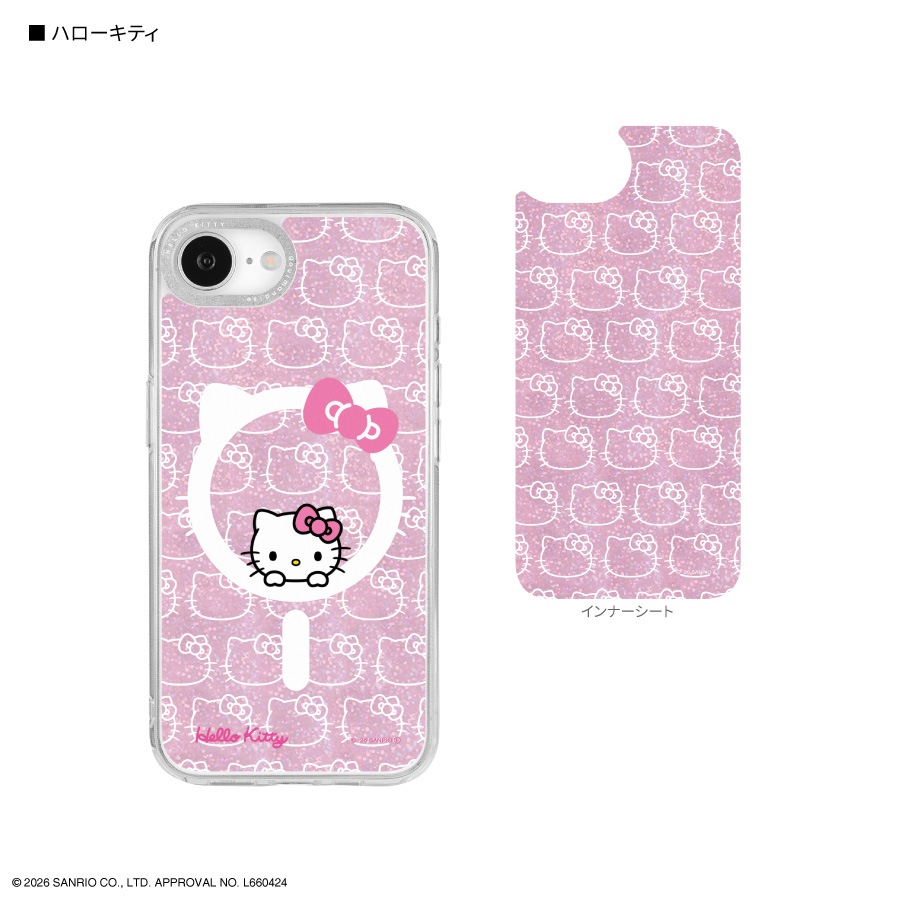 サンリオキャラクターズ  Camera Frame iPhone17e / 16e MagSafe 対応 ケース