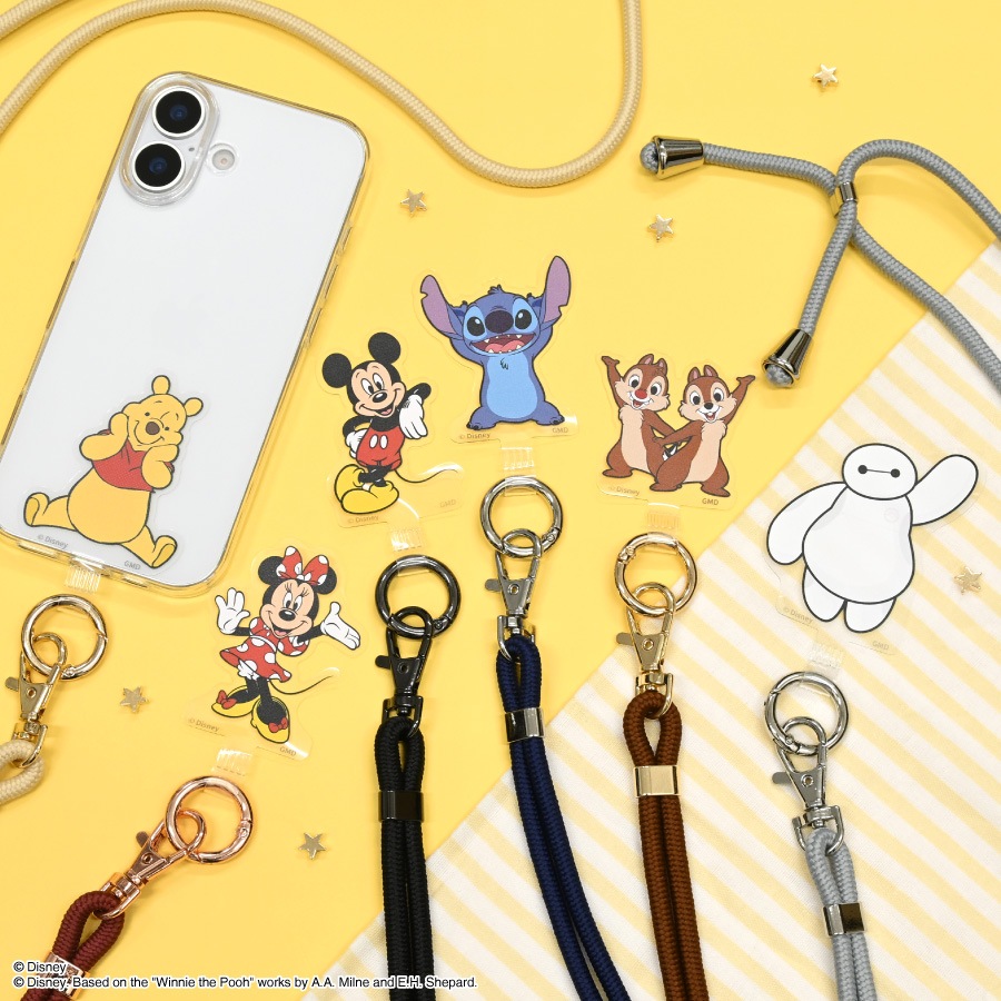 ディズニーキャラクター ／ マルチリングプラス ストラップセット