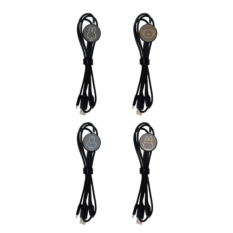 ミッフィー フラッシュマルチ充電ケーブル