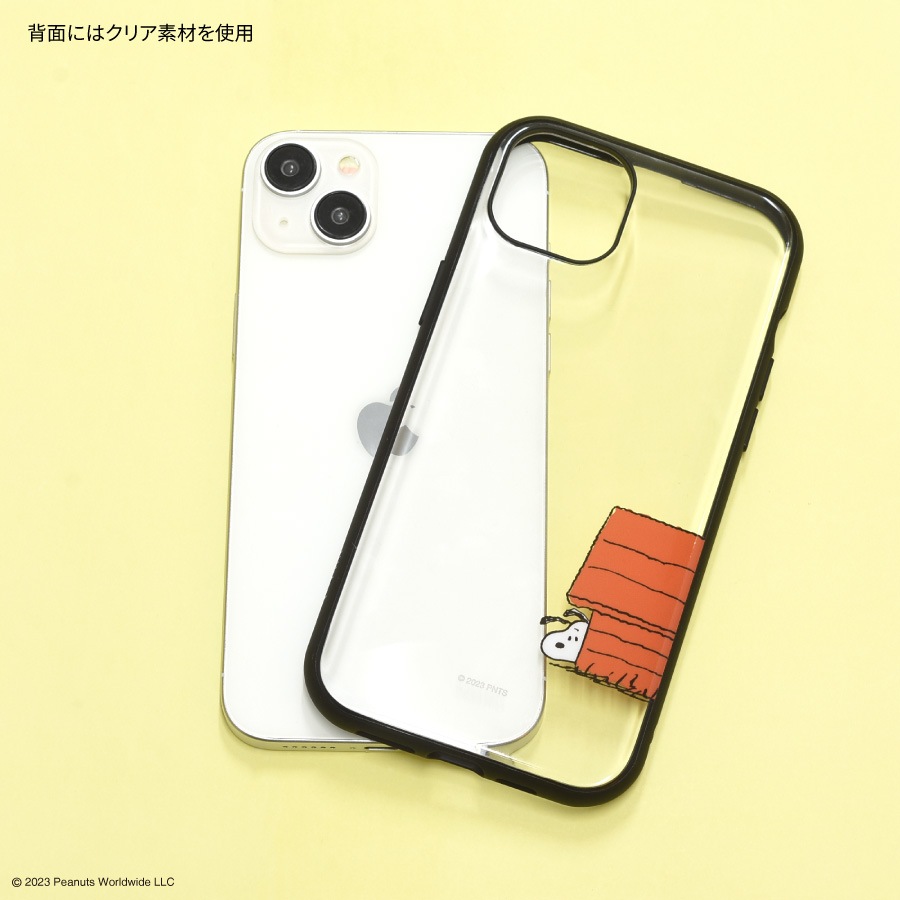 ピーナッツ IIIIfit Clear iPhone15 Plus / 14 Plus 対応 ケース