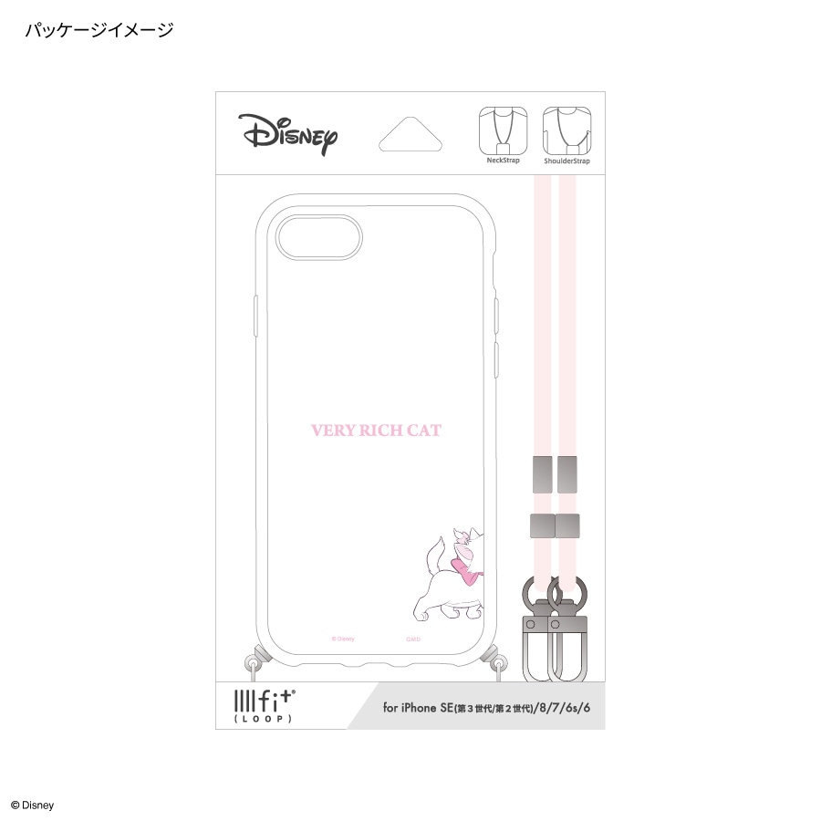 ディズニーキャラクター ／ IIIIfit Loop iPhoneSE (第3世代/第2