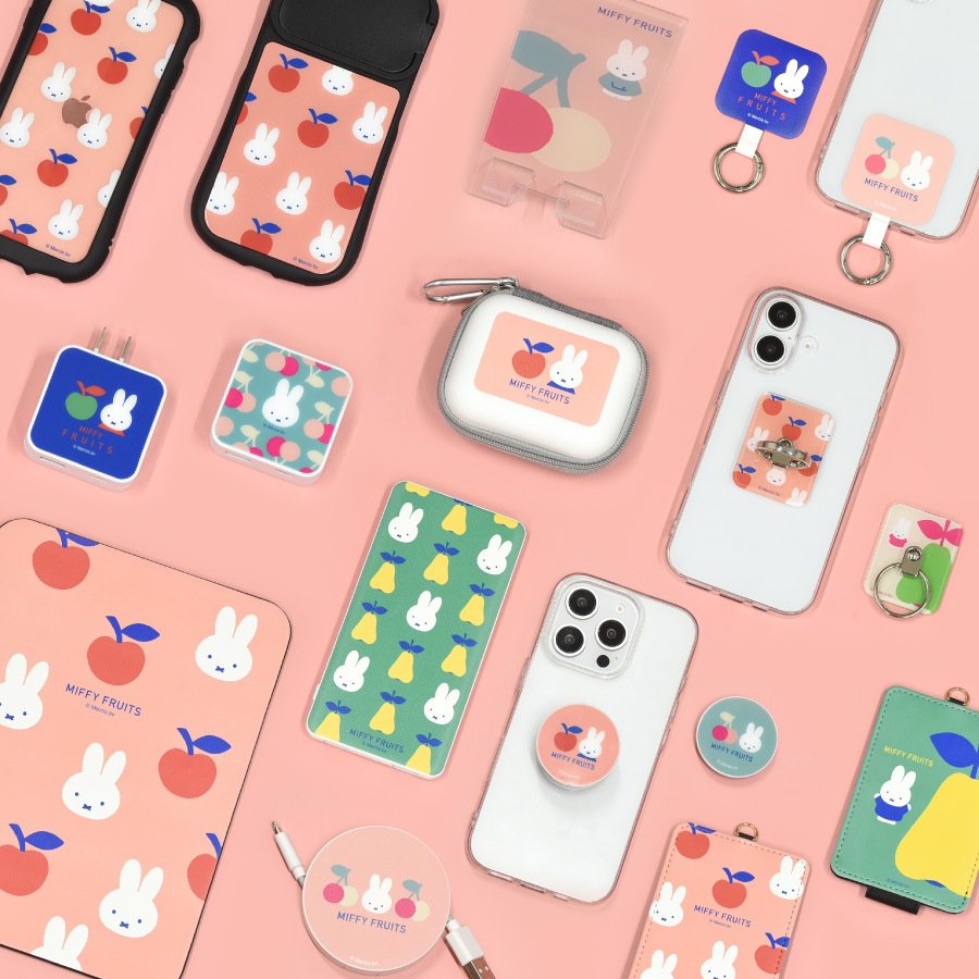 ミッフィー MIFFY FRUITS USB / USB Type-C 4000mAh リチウムイオンポリマー充電器 2.1A