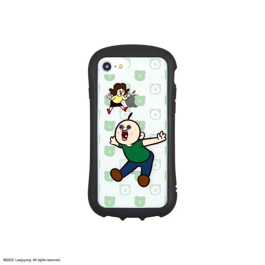 パンパンくんの日常 iPhoneSE (第3世代/第2世代) / 8 / 7 / 6s / 6 対応 ハイブリッドクリアケース