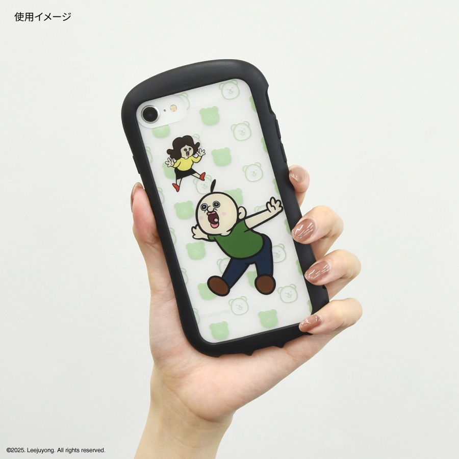 パンパンくんの日常 iPhoneSE (第3世代/第2世代) / 8 / 7 / 6s / 6 対応 ハイブリッドクリアケース