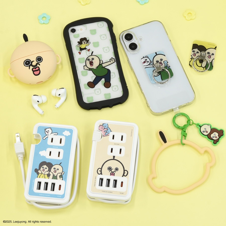 パンパンくんの日常 iPhoneSE (第3世代/第2世代) / 8 / 7 / 6s / 6 対応 ハイブリッドクリアケース