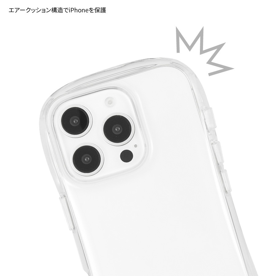 くまのがっこう iPhone16 Pro 対応 クリスタルクリアケース