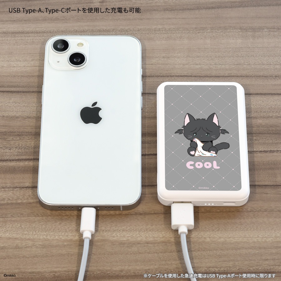 Lil ala mode MagSafe 対応 ワイヤレスリチウム充電器 5000mAh | や行