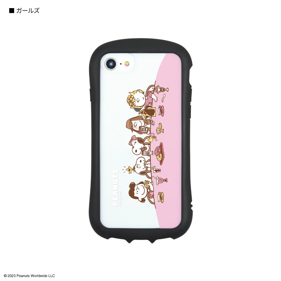 ピーナッツ iPhoneSE(第3世代/第2世代)/8/7/6s/6 対応 ハイブリッドクリアケース