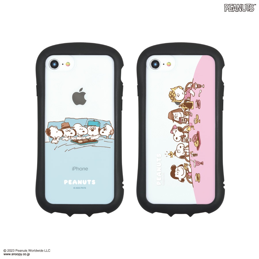 ピーナッツ iPhoneSE(第3世代/第2世代)/8/7/6s/6 対応 ハイブリッドクリアケース