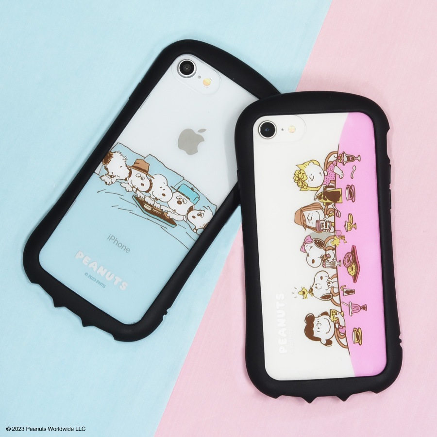 ピーナッツ iPhoneSE(第3世代/第2世代)/8/7/6s/6 対応 ハイブリッドクリアケース