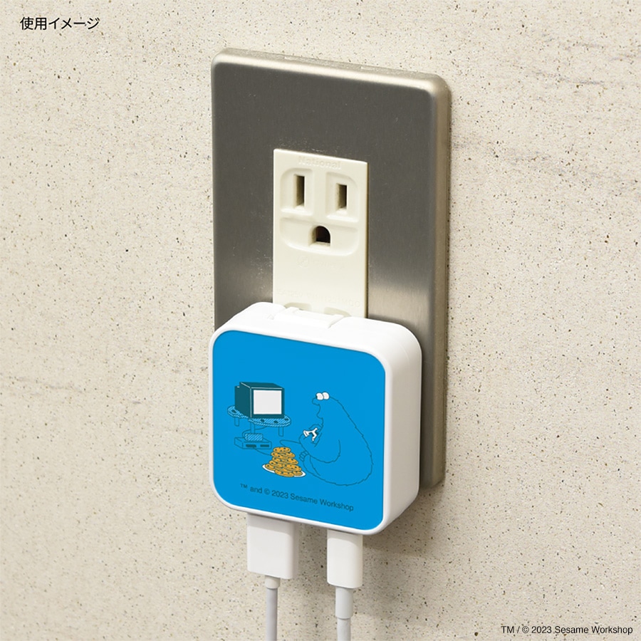 セサミストリート USB / USB Type-C ACアダプタ