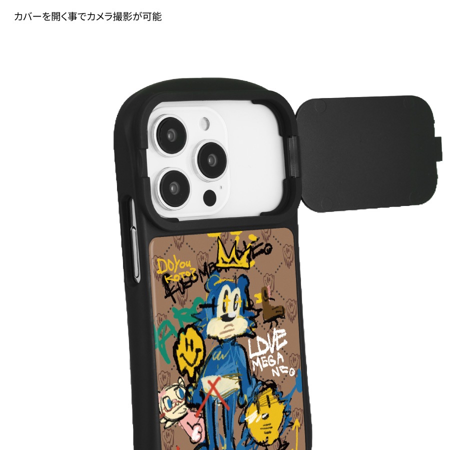 KUSOMEGANE iPhone15 / 15 Pro / 14 / 14 Pro / 13 / 13 Pro / 12 / 12 Pro 対応 ハイブリッドガラスケース