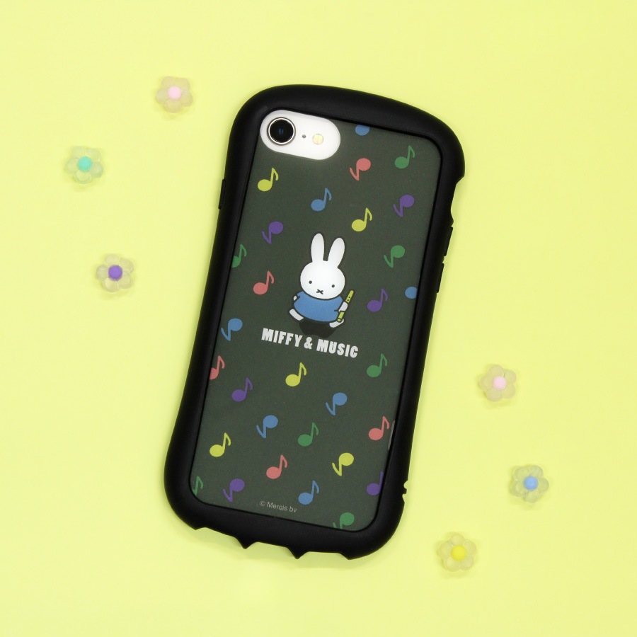 ミッフィー MIFFY＆MUSIC iPhoneSE ( 第3世代 / 第2世代 ) / 8 / 7 / 6s / 6 対応 ハイブリッドクリアケース