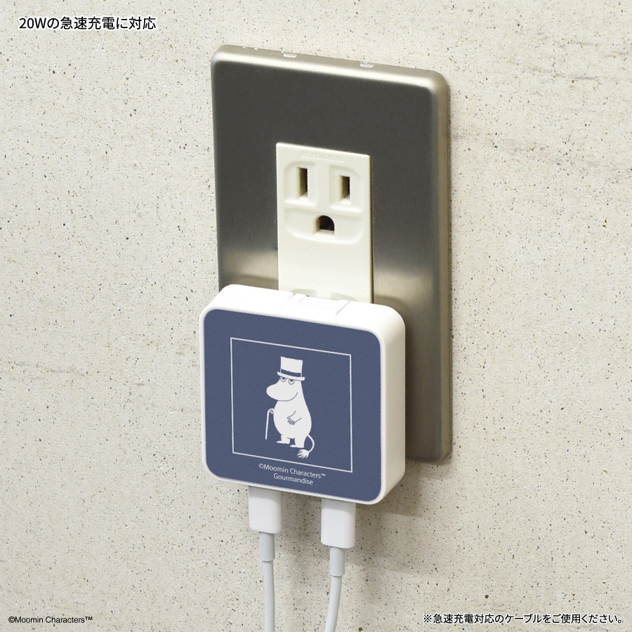 ムーミン【The Classics】 USB Type-C ACアダプタ