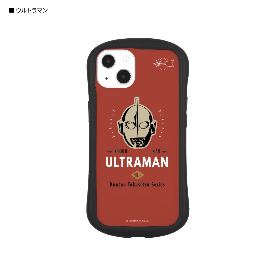 ウルトラマン　iPhone13対応ハイブリッドクリアケース