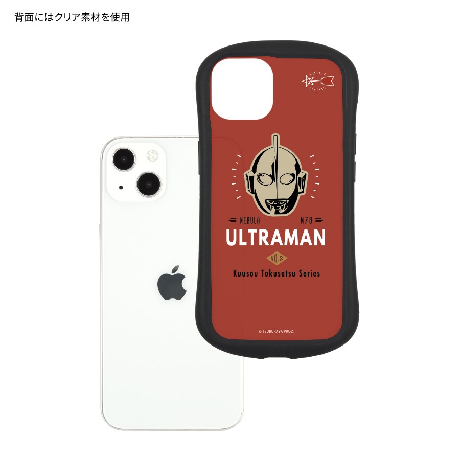 ウルトラマン　iPhone13対応ハイブリッドクリアケース