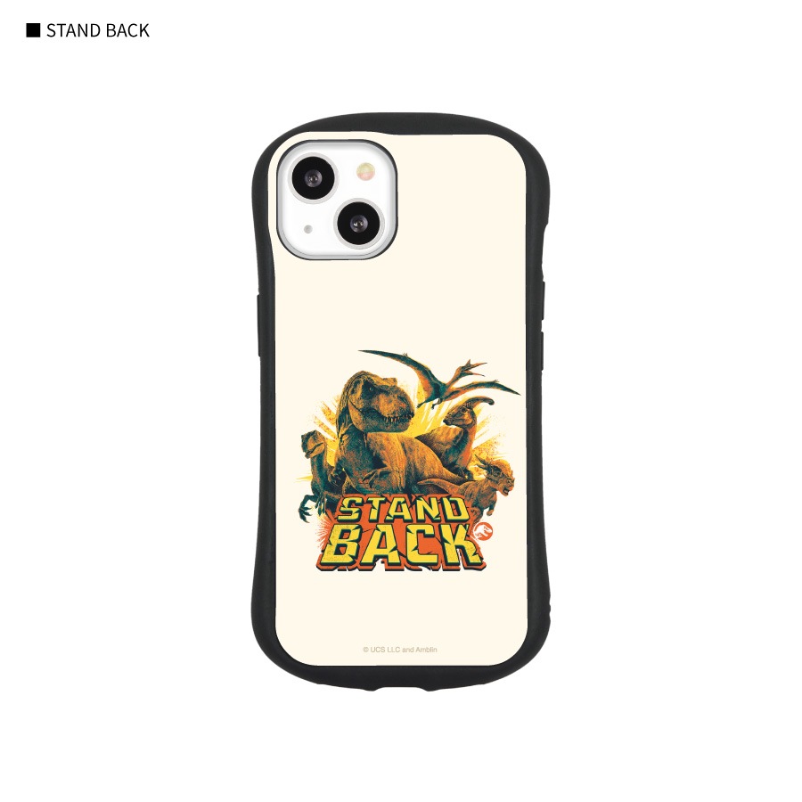 ジュラシック・ワールド iPhone13対応 ハイブリッドガラスケース | さ